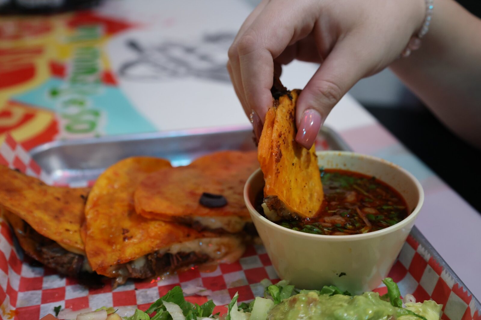 Pedro's Tacos + Tequila Bar — The Key's Mexican kitchen — tacos, quesabirria, fajita platters and frozen margaritas, a few doors from the Theo Baars Bridge.