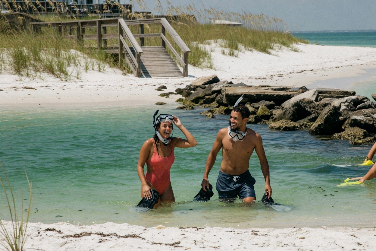 Sand in the Coffee, Vol. 102: the mullet run, and why the water looks nervous — daily from The Drift, Perdido Key OG