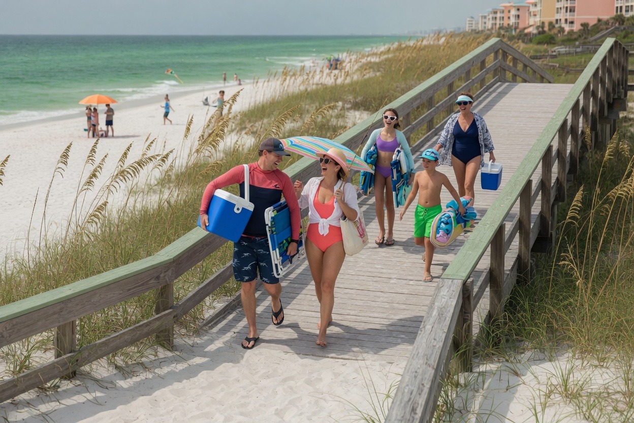 Sand in the Coffee, Vol. 105: the charter fleet comes in around two, and you can just watch — daily from The Drift, Perdido Key OG