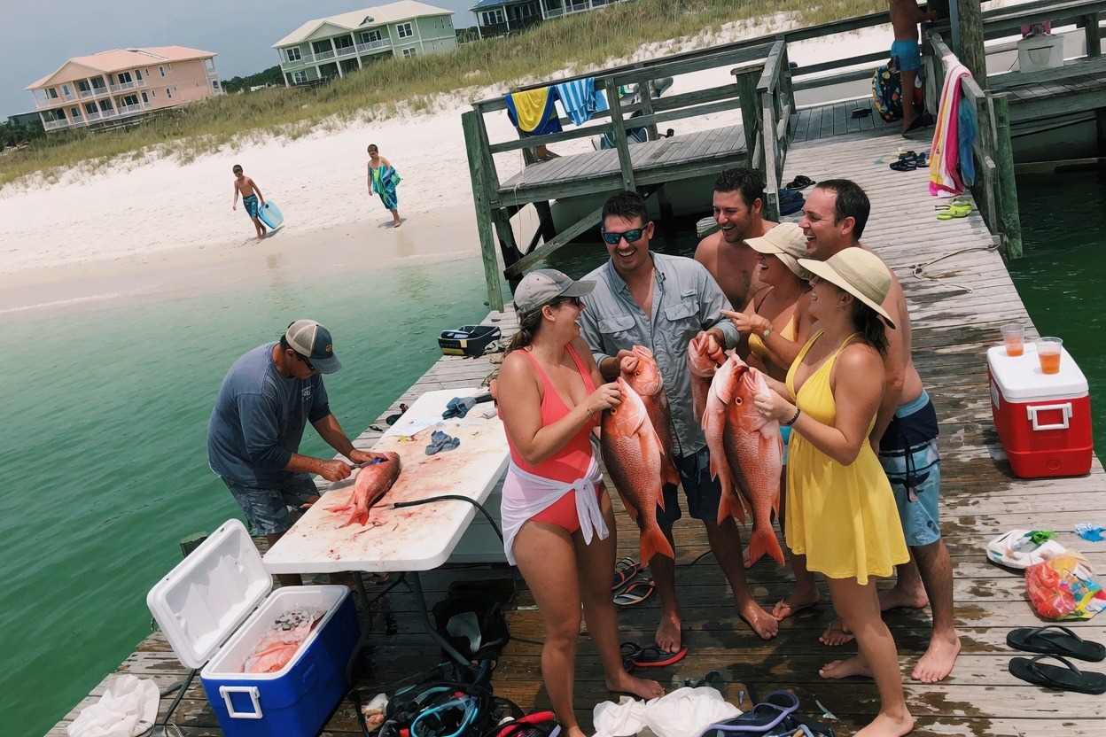 The Friday Report: tarpon on the horizon, snapper still the headline, and the afternoon storms move in — fishing-report from The Drift, Perdido Key OG