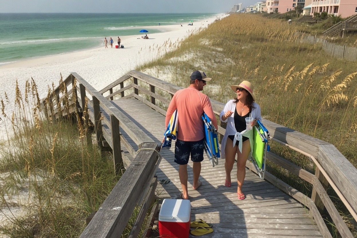 Sand in the Coffee, Vol. 116: the ghost crabs, and the beach after dark — daily from The Drift, Perdido Key OG