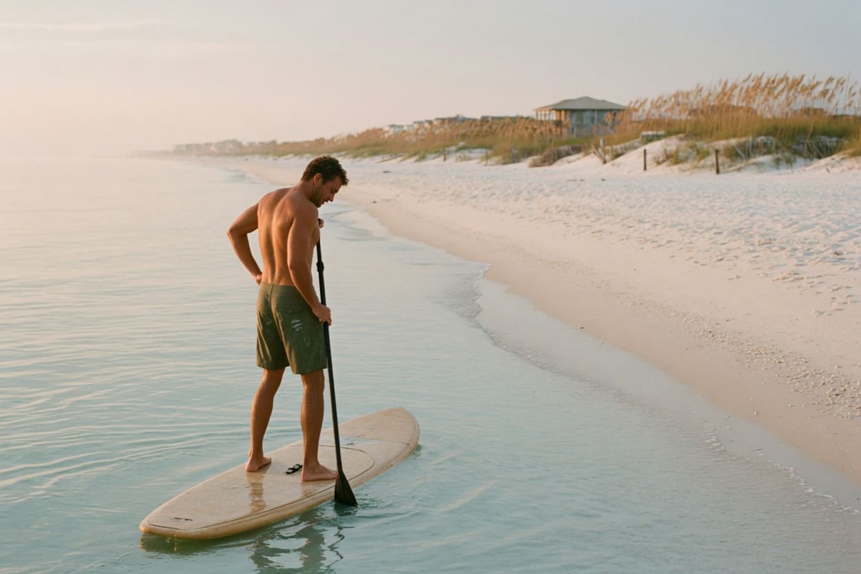 Sand in the Coffee, Vol. 36: the 7 a.m. beach walk economy — daily from The Drift, Perdido Key OG