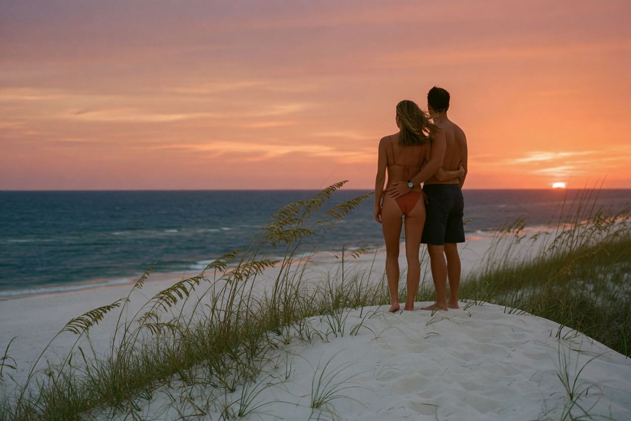Sand in the Coffee, Vol. 44: the afternoon storm is a schedule, not a surprise — daily from The Drift, Perdido Key OG