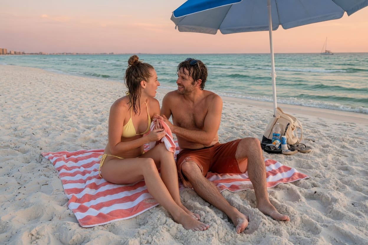 Sand in the Coffee, Vol. 49: the sandbar everyone's standing on — daily from The Drift, Perdido Key OG