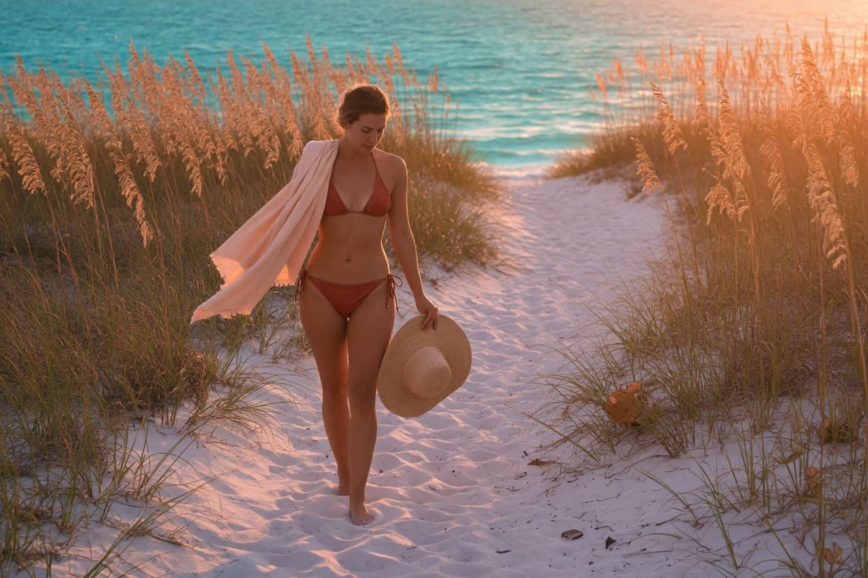 Sand in the Coffee, Vol. 42: the lagoon side of Johnson Beach — daily from The Drift, Perdido Key OG