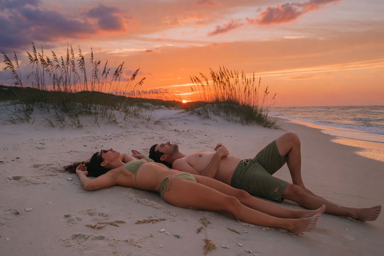 Sand in the Coffee, Vol. 63: the wild end of johnson beach — daily from The Drift, Perdido Key OG