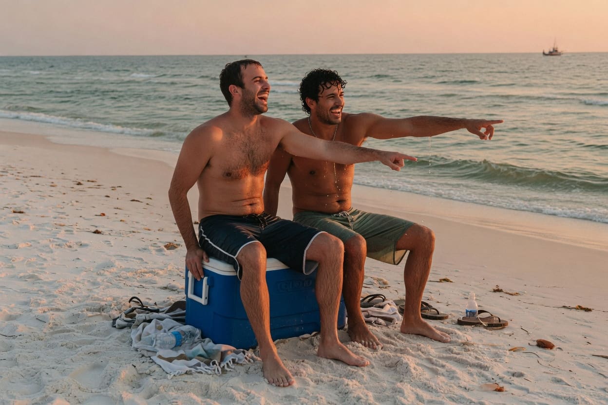 The Salt Line, Vol. 46: A Heat Index of 115, a Viral German Who Picked Fairhope, and a Ballot That Needs Your Vote — satire from The Drift, Perdido Key OG