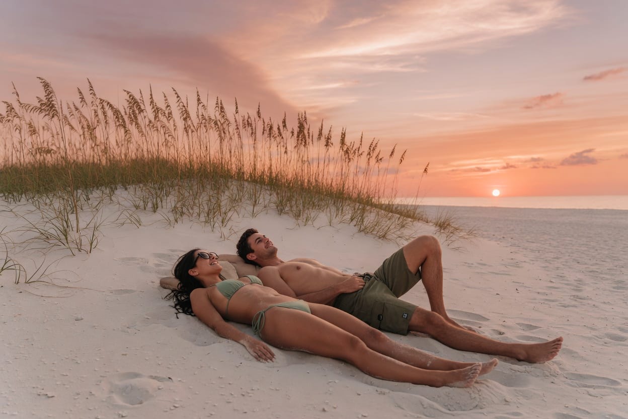 Sand in the Coffee, Vol. 65: the pier is the best show on the coast, rod optional — daily from The Drift, Perdido Key OG